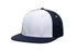 Pacific Headwear Premium M2 Performance Trucker Flexfit® Cap (ES341), Color 'WhiteNavyNavy'